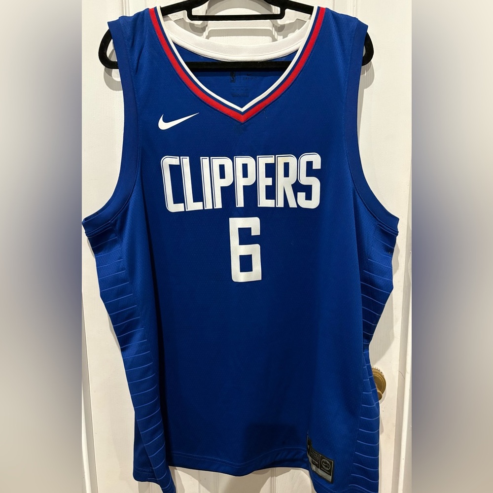 Nike Blue and White‎ Clippers Game Jersey